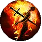 Ignite I support gem icon for Path of Exile 2