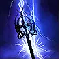 Lightning Bolt gem icon for Path of Exile 2