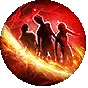 Minion Splash I support gem icon for Path of Exile 2