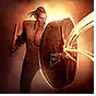 Raise Shield gem icon for Path of Exile 2