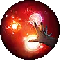 Remnant Potency I support gem icon for Path of Exile 2