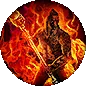 Searing Flame I support gem icon for Path of Exile 2