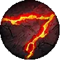 Upheaval I support gem icon for Path of Exile 2